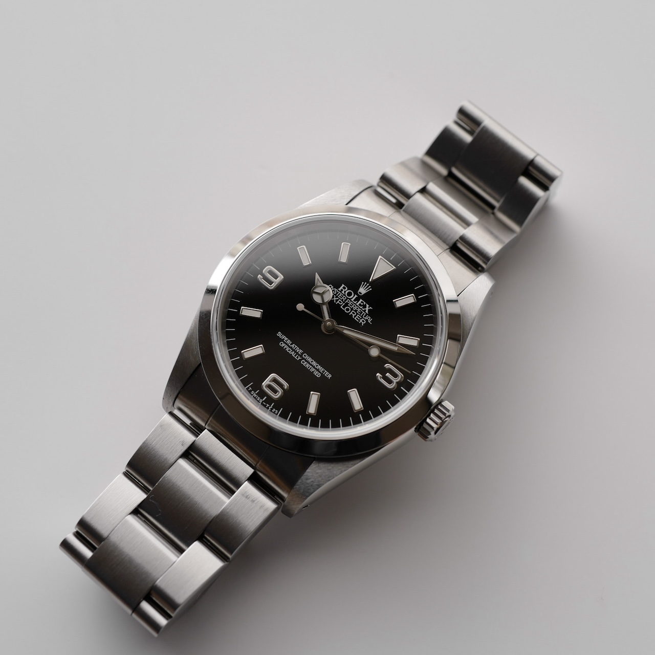 ロレックス/エクスプローラー1/Ref.14270/オールトリチウム/シングルバックル/ROLEX EXPLORER I Ref.14270S "Tritium"Single Buckle - 画像 (3)