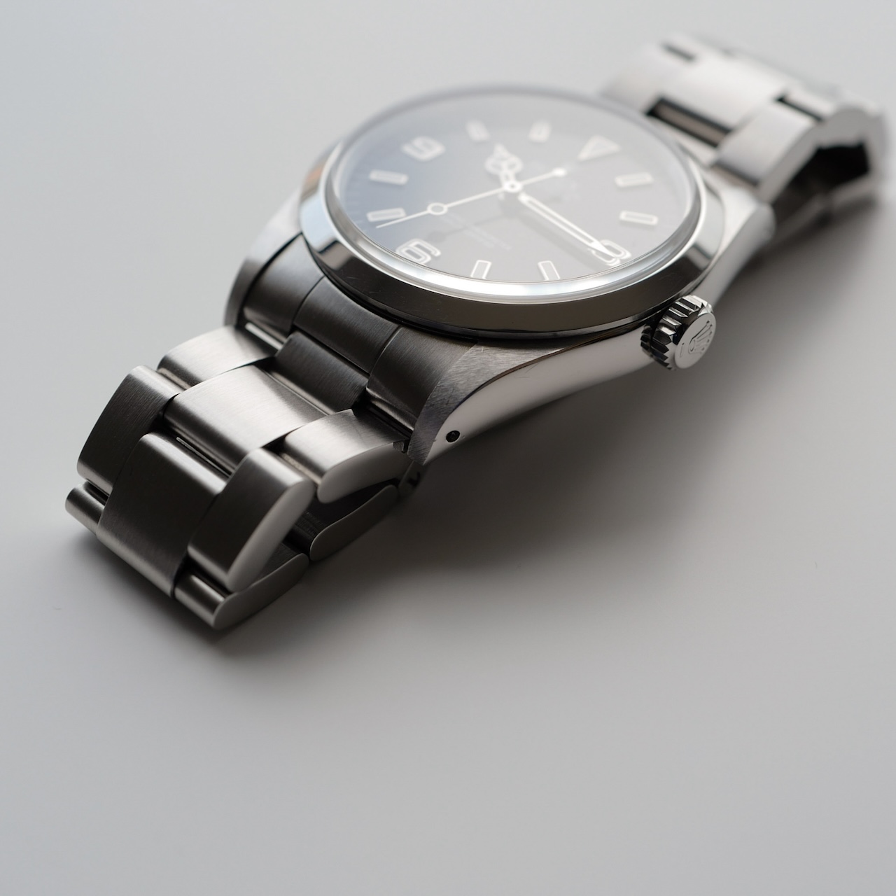 ロレックス/エクスプローラー1/Ref.14270/オールトリチウム/シングルバックル/ROLEX EXPLORER I Ref.14270S "Tritium"Single Buckle - 画像 (4)