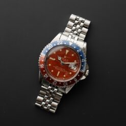 ロレックス/GMT-マスターPCG1675マーク１/レッド・トロピカル/ROLEX GMT-MASTER Ref.1675 PCG Mk1 Dial "RED TROPICAL" 1960y