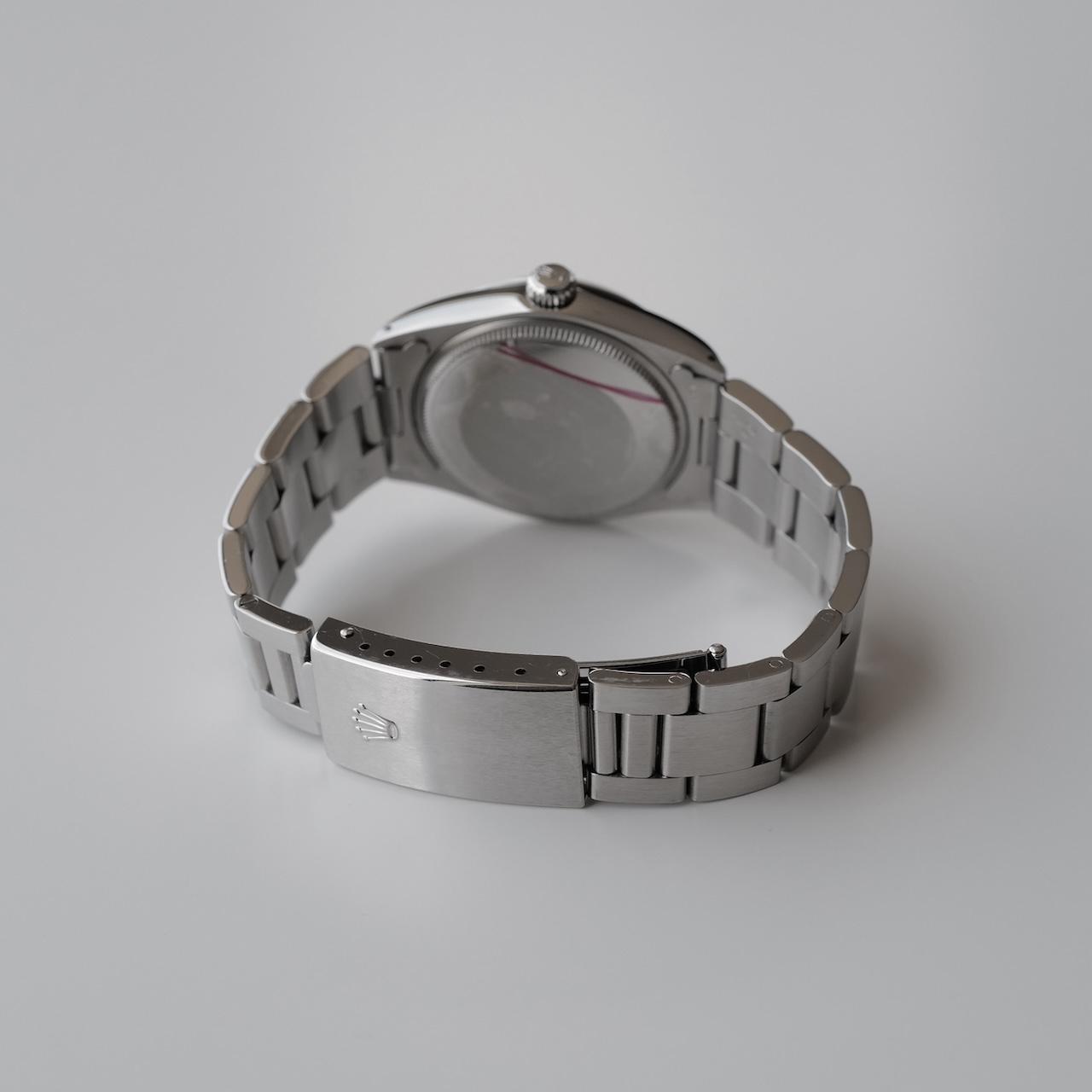 ロレックス/エアキング5500ドミノピザR番/Wネーム/ROLEX AIR-KING Ref.5500 R "DOMINO'S" Silver Dial 1988y - 画像 (8)