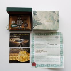 Alternative view of ロレックス/エクスプローラー１/14270/X番/シングルバックル/フルセット/ROLEX EXPLORER 1 Ref.14270 "Single Buckle, All Tritium" 1991y Full Set