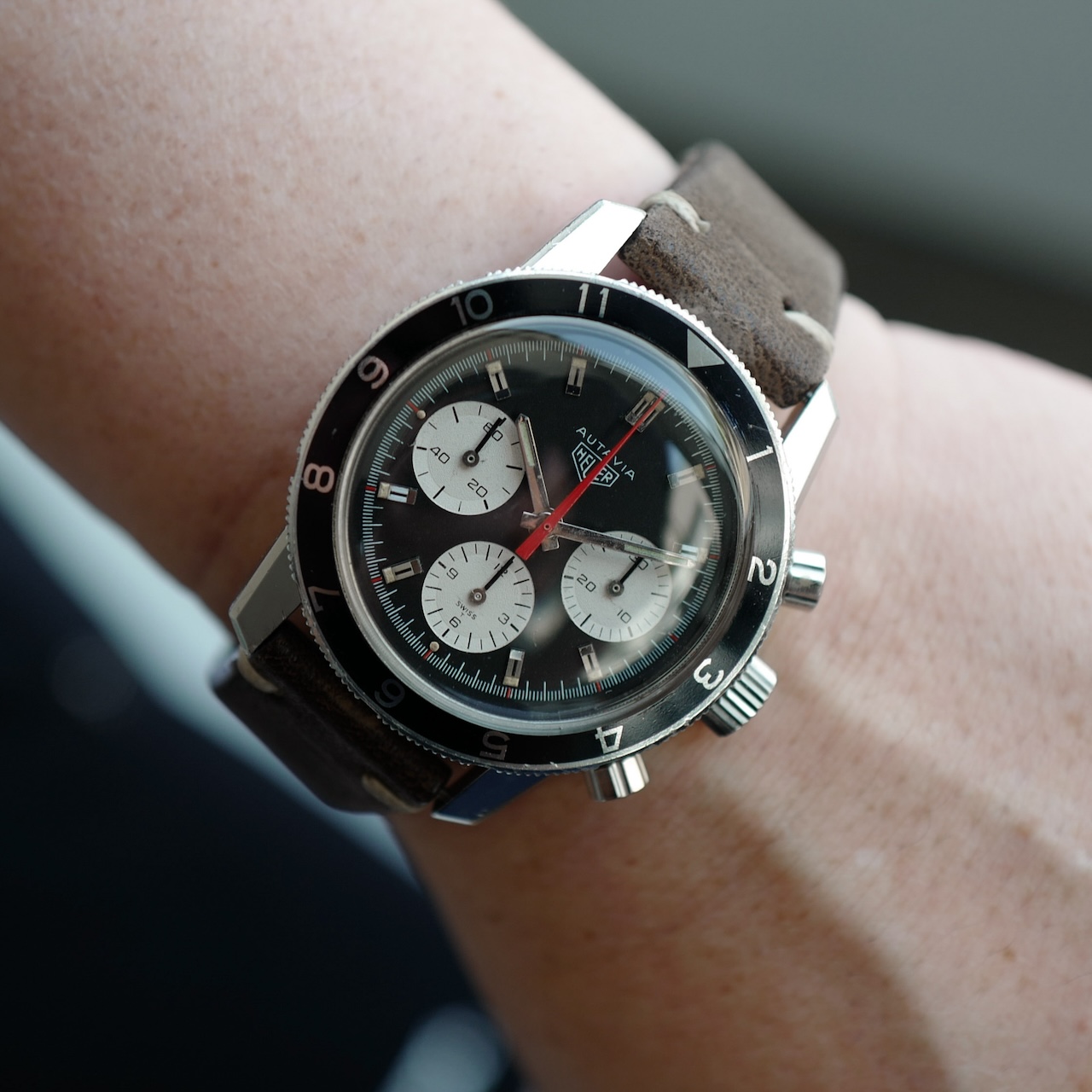 ON HOLD ホイヤー/オータヴィア2446C/アルゼンチン空軍/HEUER AUTAVIA for "Argentine Air Force" Ref.2446C - 画像 (2)