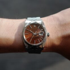 Alternative view of ロレックス/デイトジャスト/トロピカル/タペストリーダイヤル/ROLEX DATE-JUST Ref.16014 “Tropical” Tapestry Dial 1985y