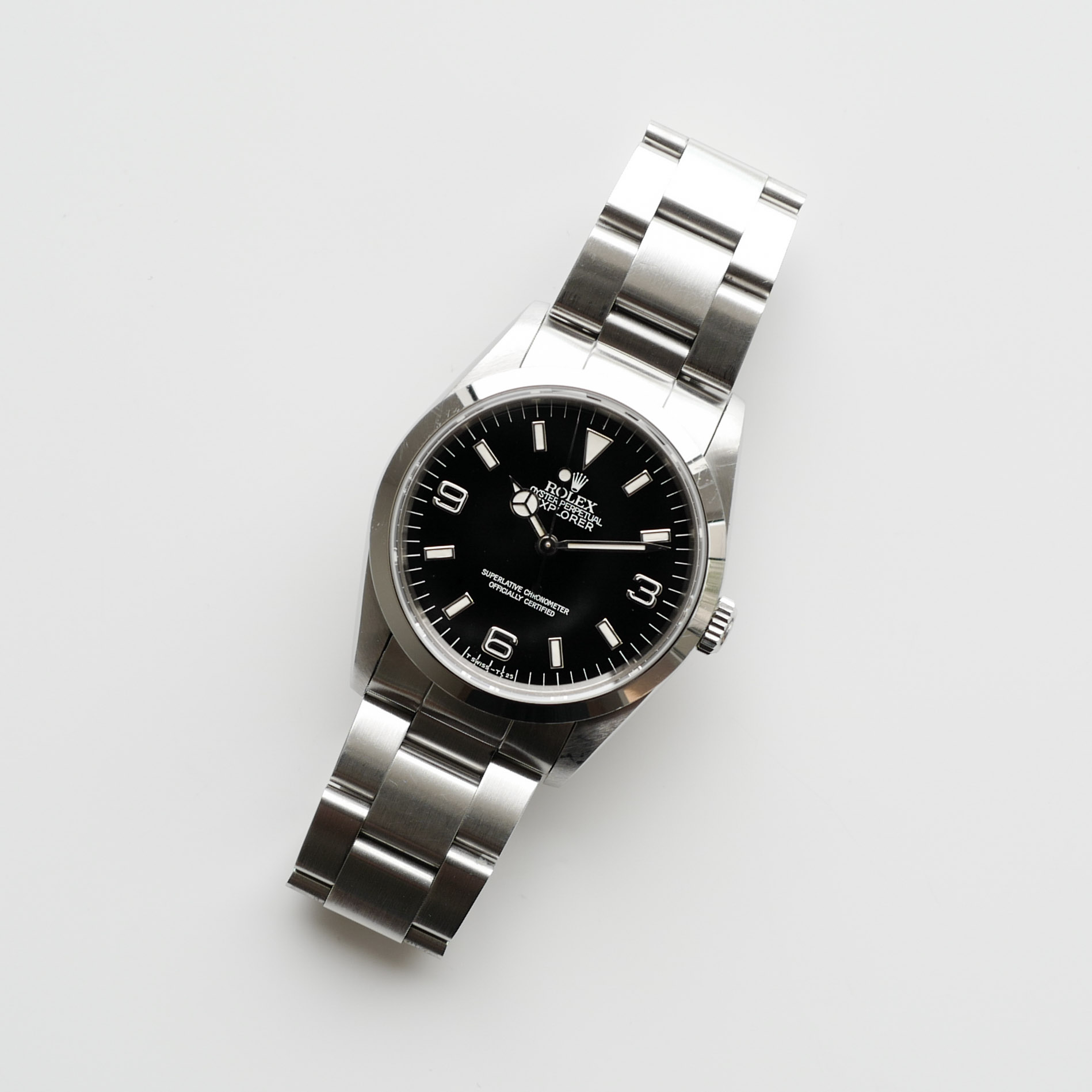 ロレックス/エクスプローラー1/14270/N番1991-92/トリチウム/シングルバックル/国内正規ギャラ/フルセット/ROLEX EXPLORER 1 Ref.14270 "Tritium / Single Buckle" N 1992y Full Set