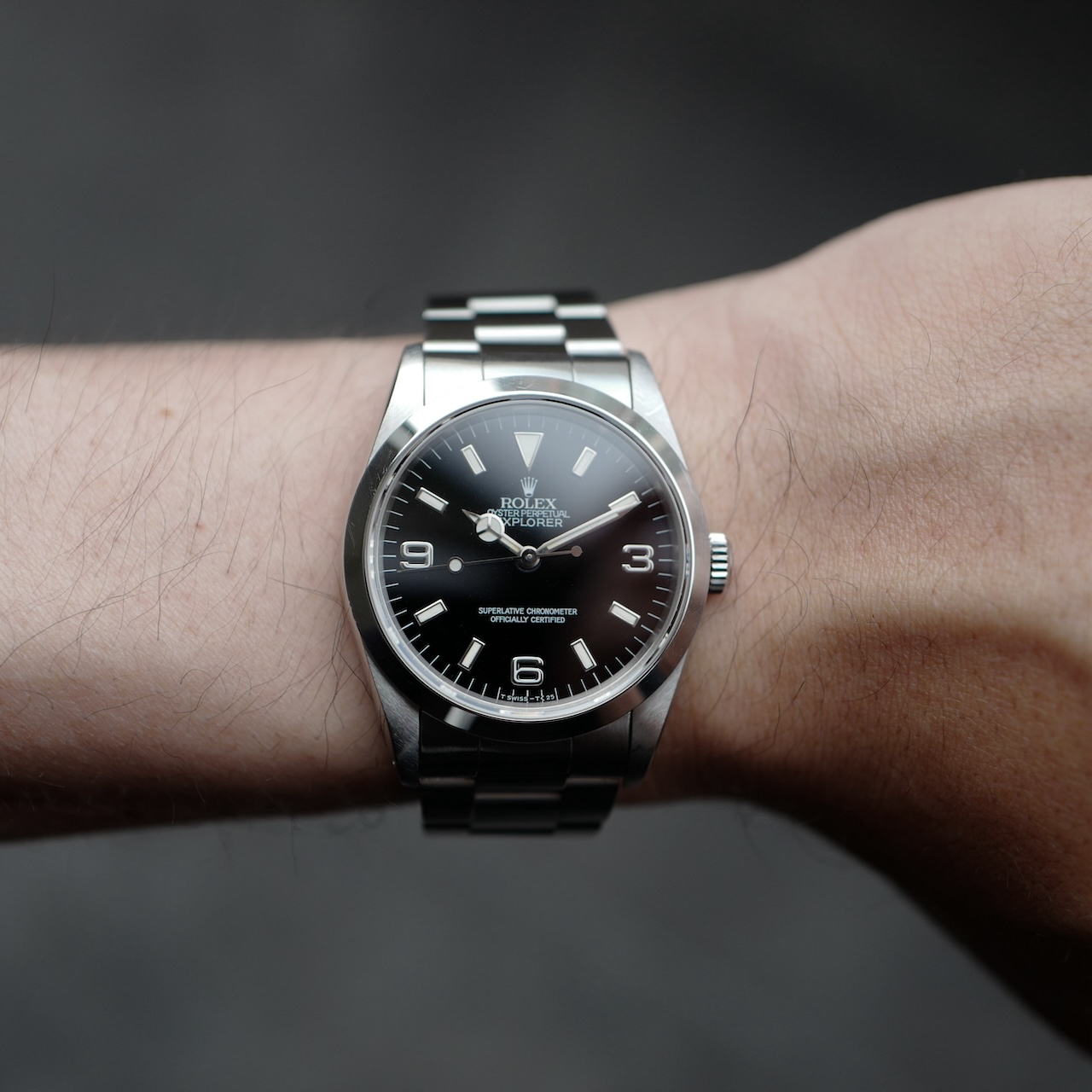 ロレックス/エクスプローラー1/14270/N番1991-92/トリチウム/シングルバックル/国内正規ギャラ/フルセット/ROLEX EXPLORER 1 Ref.14270 "Tritium / Single Buckle" N 1992y Full Set - 画像 (3)