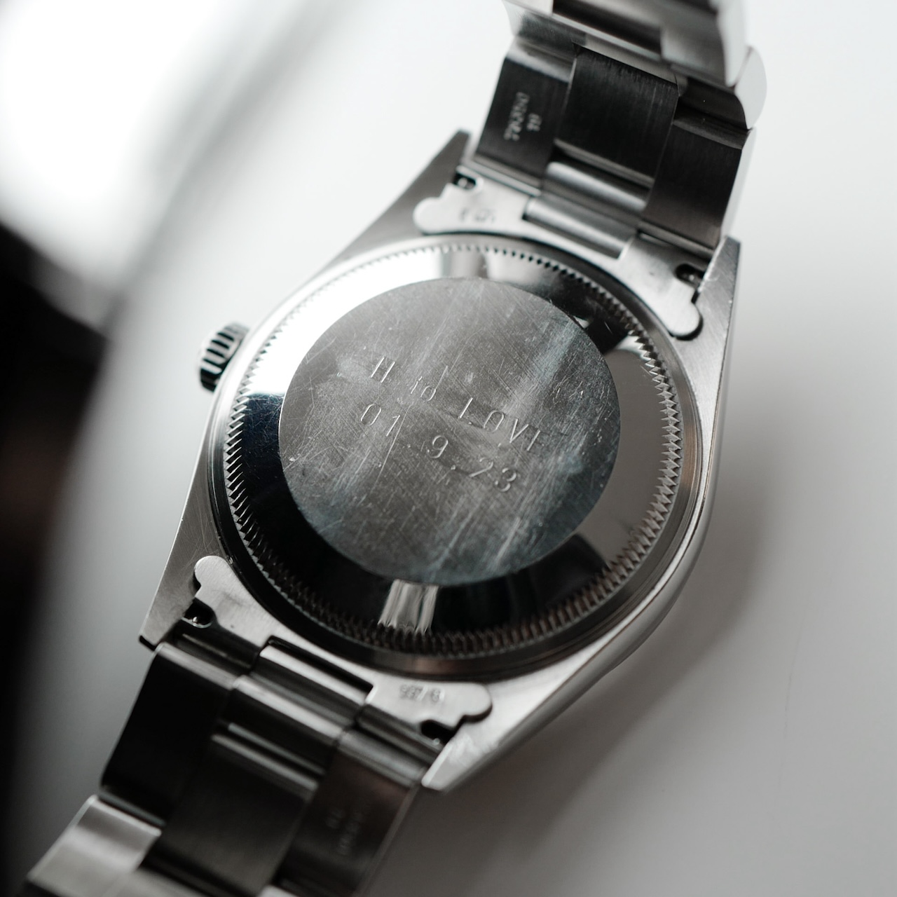 ロレックス/オイスターパーペチュアルデイト15200/飛びアラビアダイヤル/P番2000年/フルセット/ROLEX OYSTER PERPETUAL DATE Ref.15200 "Blue Arabic Dial" P 2000y Full Set - 画像 (8)