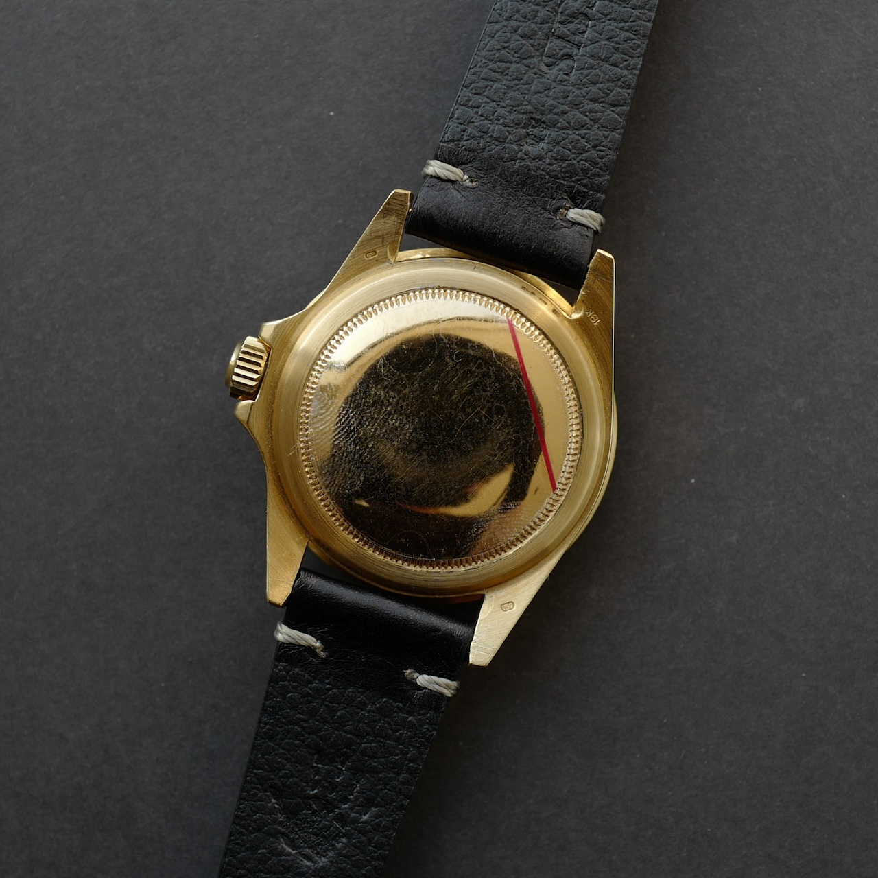 ロレックス/サブマリーナ1680/8/黒壺ダイヤル/ROLEX SUBMARINER DATE Ref.1680/8 "NIPPLE DIAL"18KYG 1976-77y - 画像 (8)