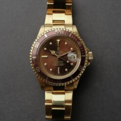 Alternative view of ロレックス/サブマリーナデイト1680/8/トロピカル/フジツボ/ROLEX SUBMARINER DATE 1680/8 18KYG "TROPICAL" Nipple Dial 1970y