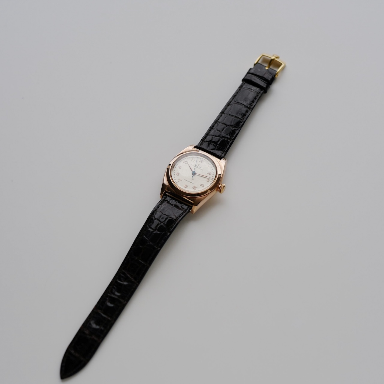 ロレックス/バブルバック/14Kピンクゴールド/Ref.3131/ROLEX OYSTER PERPETUAL Ref. 3131 "Bubble Back" 14K Pink Gold 1946 - 画像 (10)