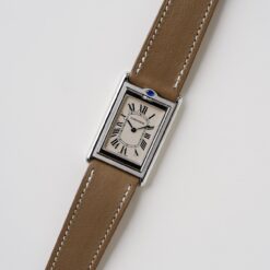 カルティエ/タンクバスキュラントLM/ホワイトローマンギョーシェダイヤル/手巻き/フレデリックピゲ/CARTIER TANK BASCULANTE White Roman Guilloche Dial / Hand Winding / SS 2001