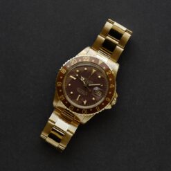 ロレックス/GMTマスター1675/8/茶つぼ/保証書/ROLEX GMT-MASTER Ref.1675/8  "Nipple Dial" 18KYG 1971y