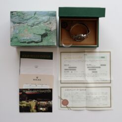 Alternative view of ロレックス/GMTマスター2/16710/黒ベゼル/横穴あり/フルセット/ROLEX GMT-MASTER 2 Ref.16710 2002y Full Set