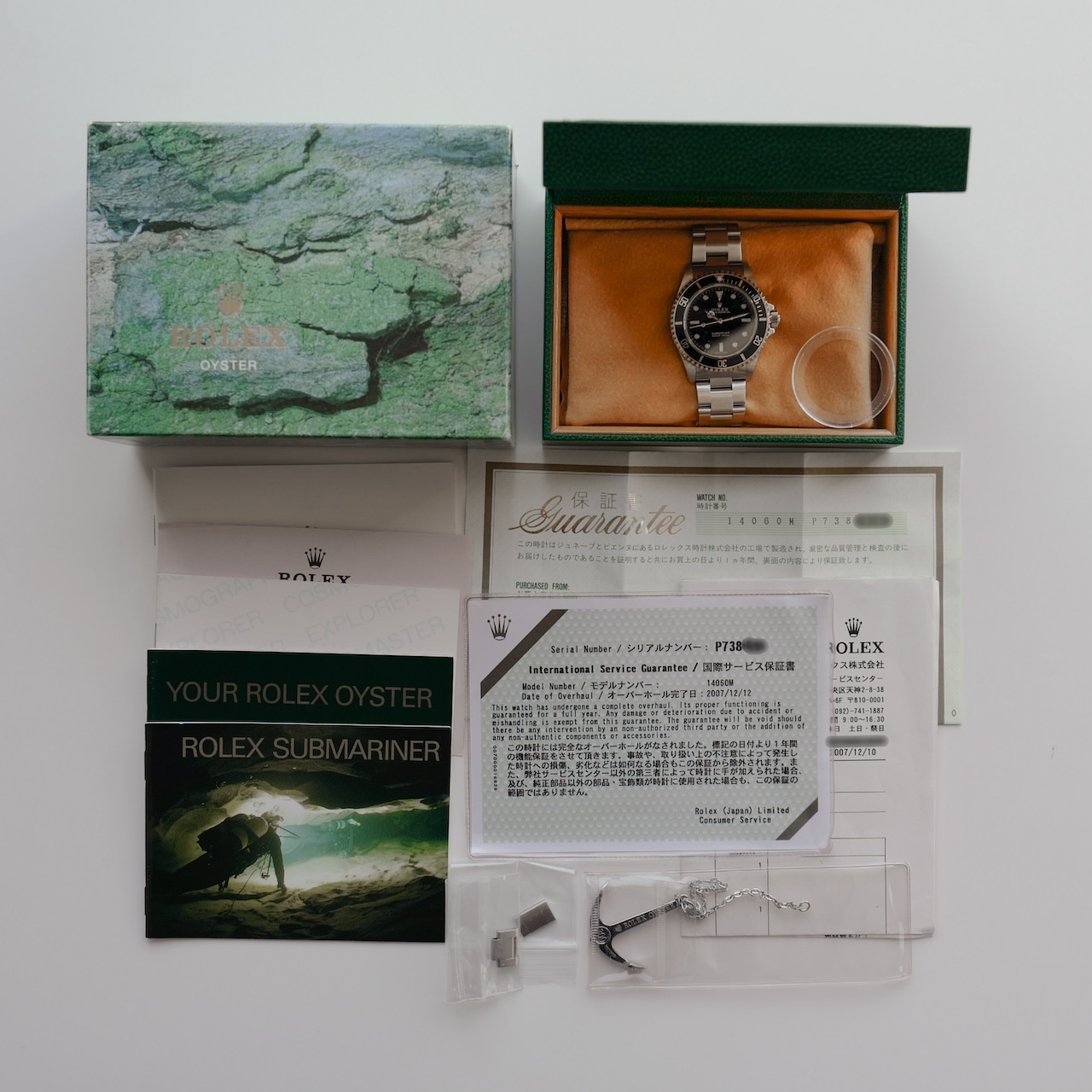 ロレックス/サブマリーナ14060M/P番/国際保証書付きフルセット/ROLEX SUBMARINER Ref.14060M 2000y Full Set - 画像 (2)