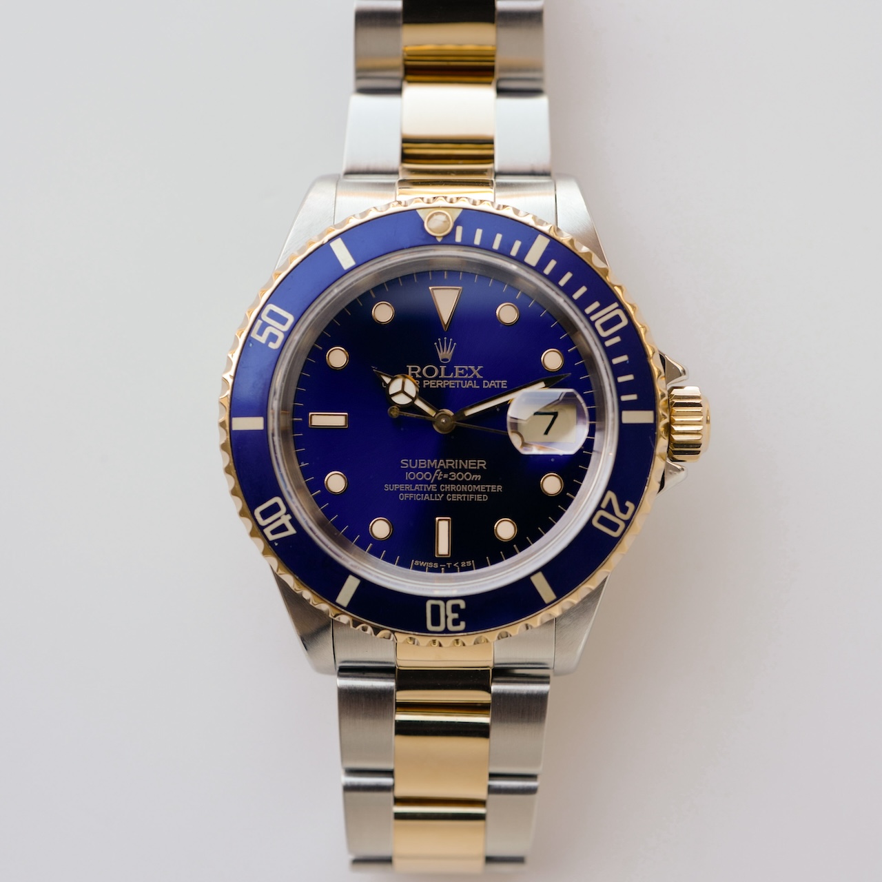 ロレックス/サブマリーナデイト16613/N番/バイオレット/トリチウム/保証書付き/ROLEX SUBMARINER DATE Ref.16613 "Violet" 1991y with Paper - 画像 (5)