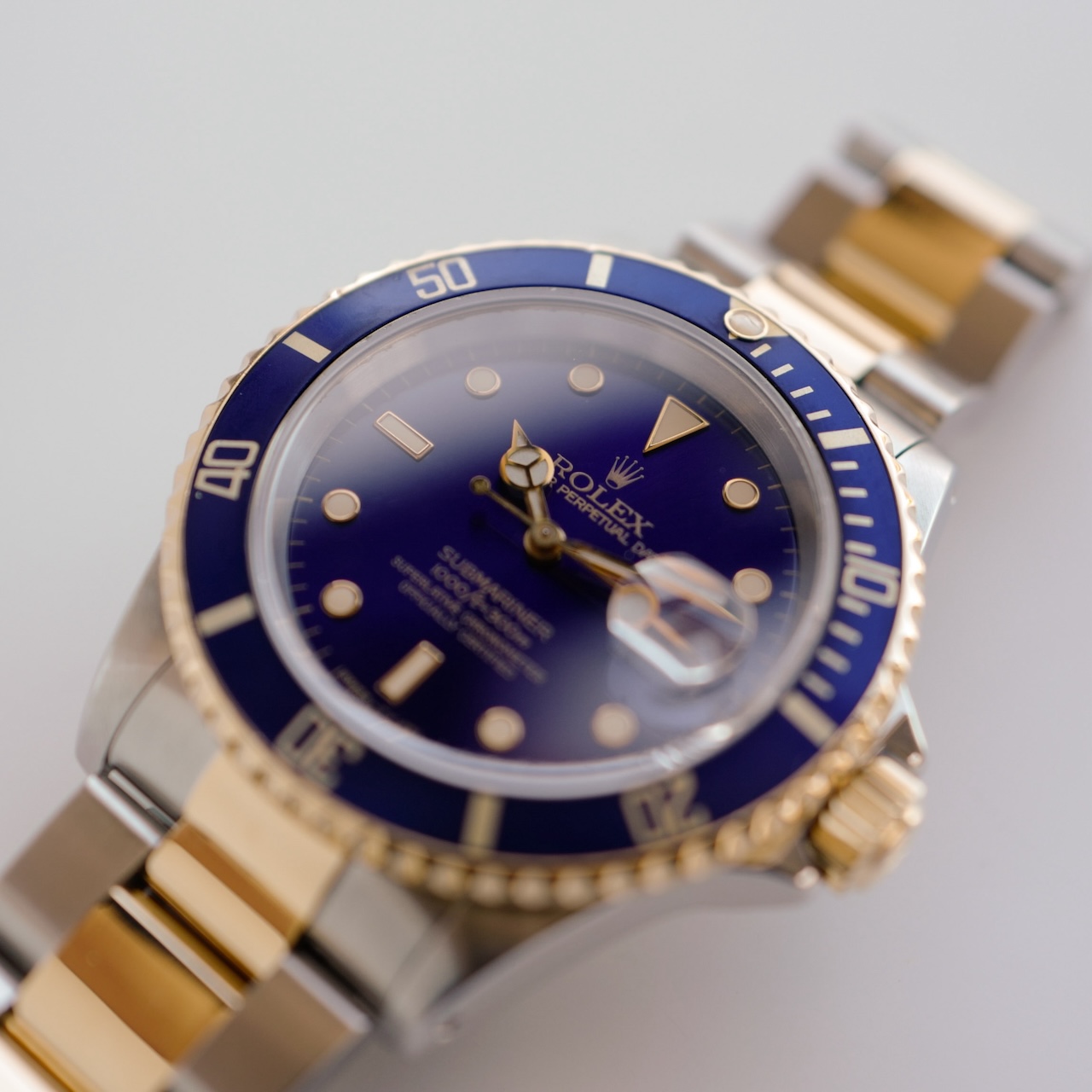 ロレックス/サブマリーナデイト16613/N番/バイオレット/トリチウム/保証書付き/ROLEX SUBMARINER DATE Ref.16613 "Violet" 1991y with Paper - 画像 (6)