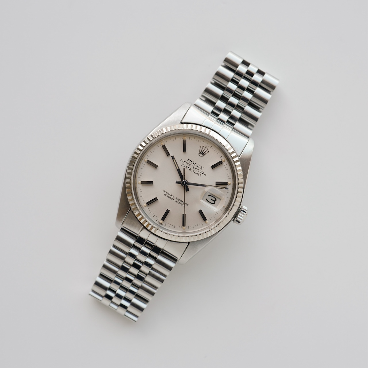 ロレックス/デイトジャスト/1979年/シルバーダイヤル/国内正規保証書/フルセット/ROLEX DATE-JUST Ref.16014 Silver Dial 1979y Full Set