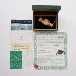 Alternative view of ロレックス/デイデイト/1985年/シャンパンダイヤル/保証書付き/ROLEX DAY-DATE Ref.18038 18KYG 1985y with Paper