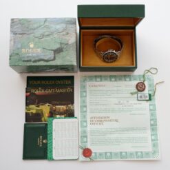 Alternative view of ロレックス/GMTマスター2/16710/P番/2000年/黒ベゼル/横穴あり/保証書付きフルセット/ROLEX GMT-MASTER 2 Ref.16710 "Black Bezel" 2000y Full Set