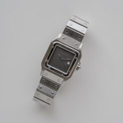 カルティエ/サントス/カレ/ガルべ/LM/ゴースト/グレイダイヤル/2960/CARTIER SANTOS Carrée / Galbee LM "GHOST/GREY DIAL" Ref.2960 Stainless Steel Case