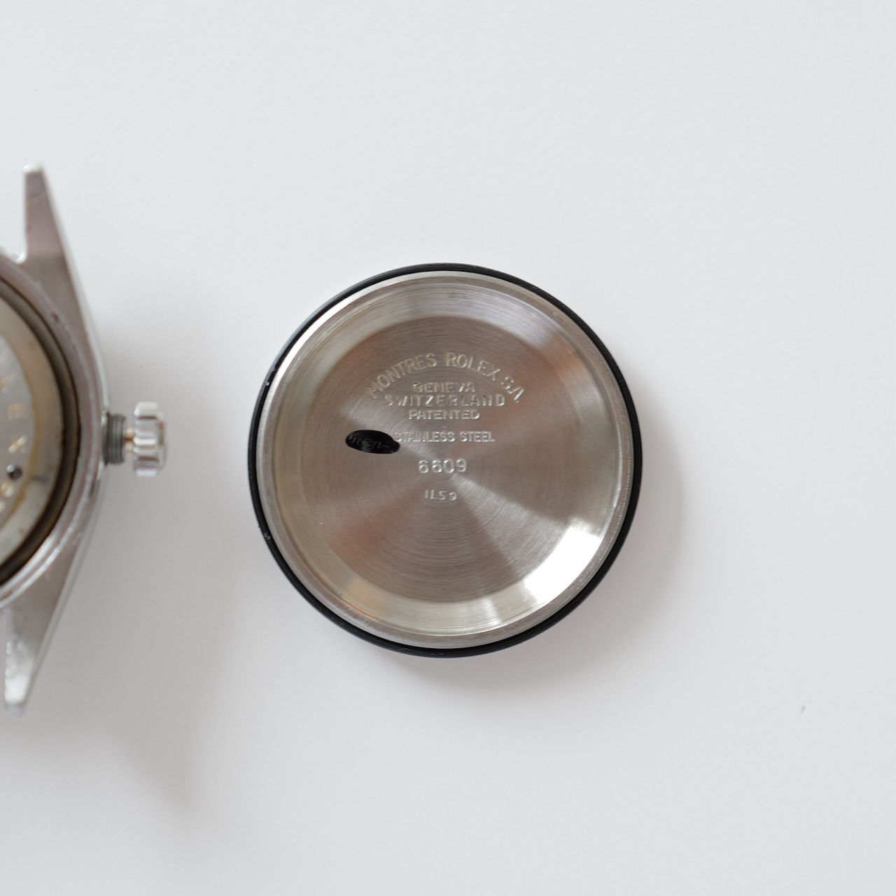 ロレックス/デイトジャスト6609/サンダーバード/ミラーダイヤル/WGベゼル/1959年ROLEX DATE-JUST Ref.6609 Turn-O-Gragh "Thunderbird" Gilt Dial 1959 - 画像 (14)