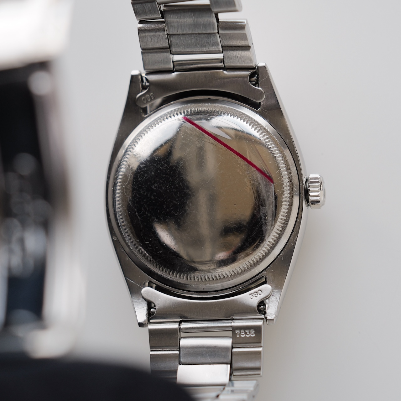 ロレックス/デイトジャスト6609/サンダーバード/ミラーダイヤル/WGベゼル/1959年ROLEX DATE-JUST Ref.6609 Turn-O-Gragh "Thunderbird" Gilt Dial 1959 - 画像 (12)