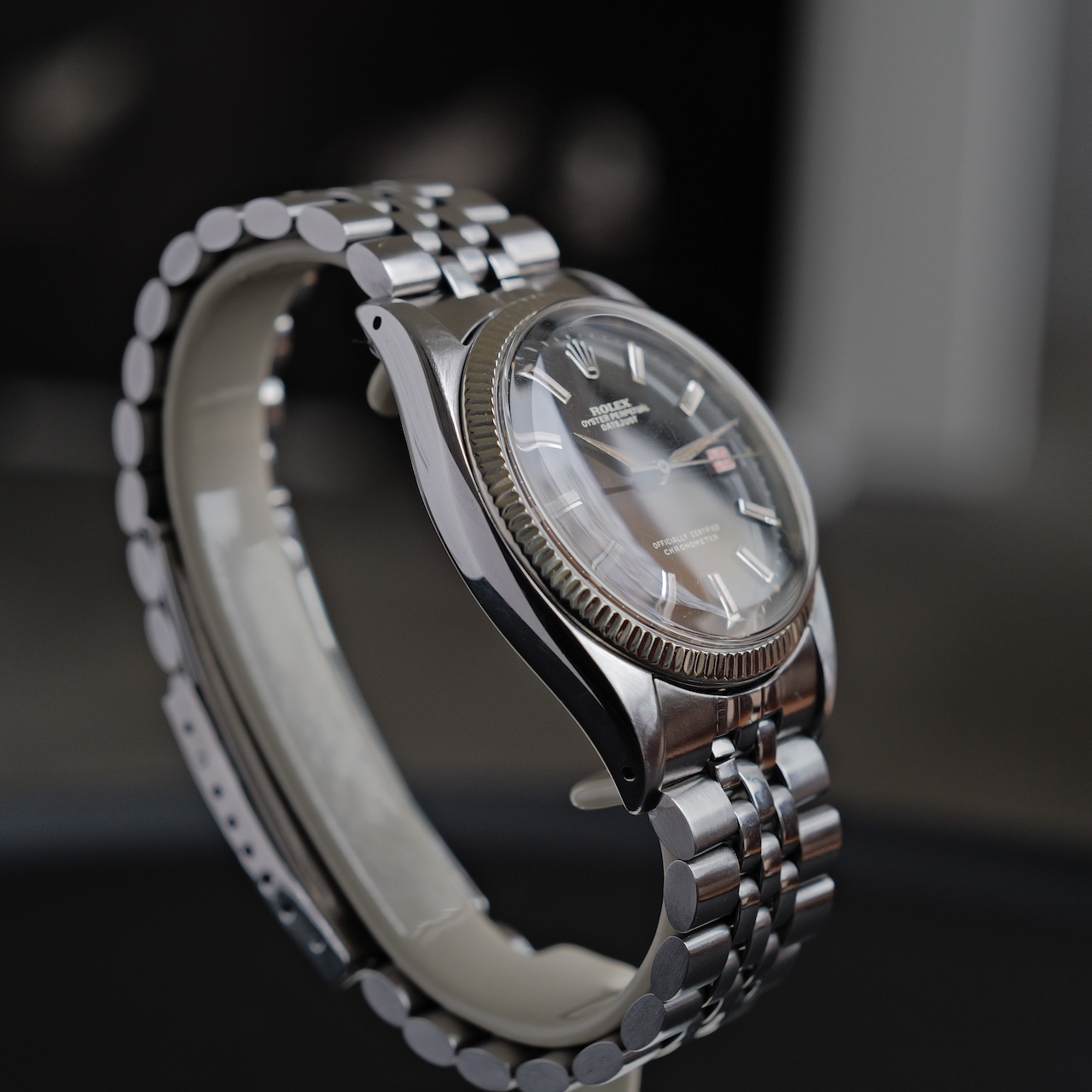 ロレックス/デイトジャスト6305/OCC/トロピカル/ミラーダイヤル/1954年/ROLEX DATE-JUST Ref.6305 "OCC TROPICAL GILT DIAL" 1954 - 画像 (8)