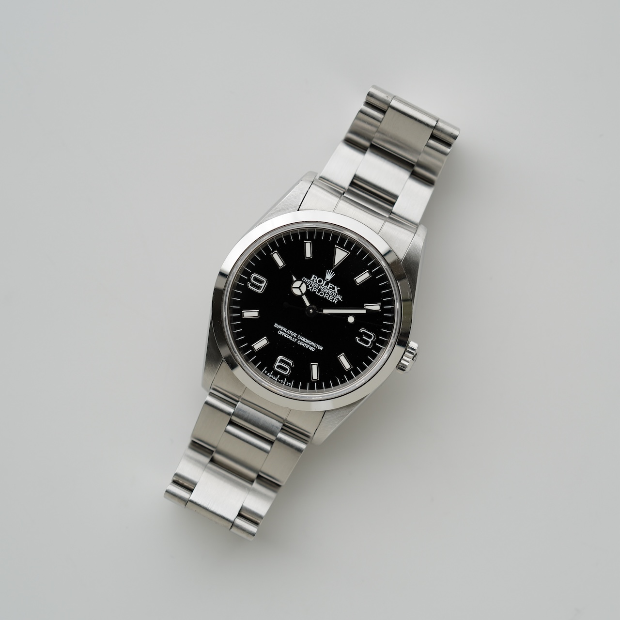 ロレックス/エクスプローラー1/14270/W番/保証書付きフルセット/オールトリチウム/シングルバックル/ROLEX EXPLORER 1 Ref.14270 "All Tritium" W 1995 Full Set