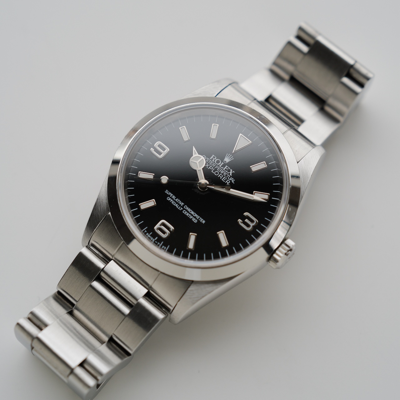 ロレックス/エクスプローラー1/14270/W番/保証書付きフルセット/オールトリチウム/シングルバックル/ROLEX EXPLORER 1 Ref.14270 "All Tritium" W 1995 Full Set - 画像 (5)