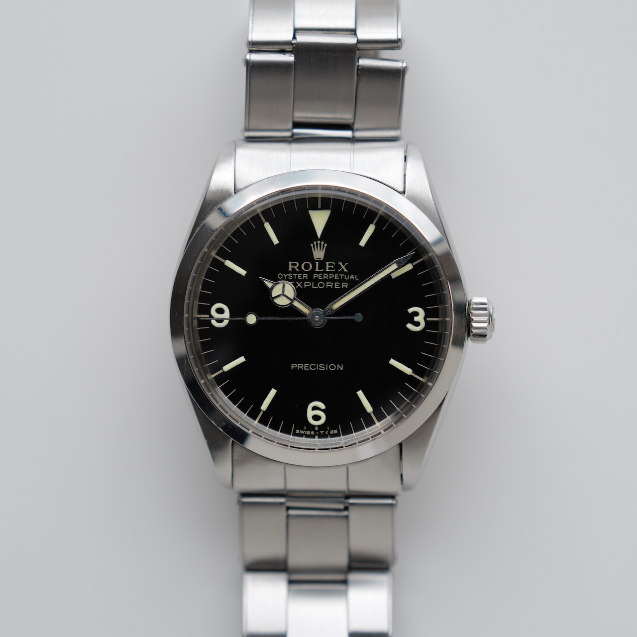 ロレックス/オイスターパーペチュアル5500/エクスプローラーダイヤル/ミラーダイヤル/1966年/ROLEX OYSTER PERPETUAL Ref.5500 EXPLORER "GILT DIAL" 1966 - 画像 (5)
