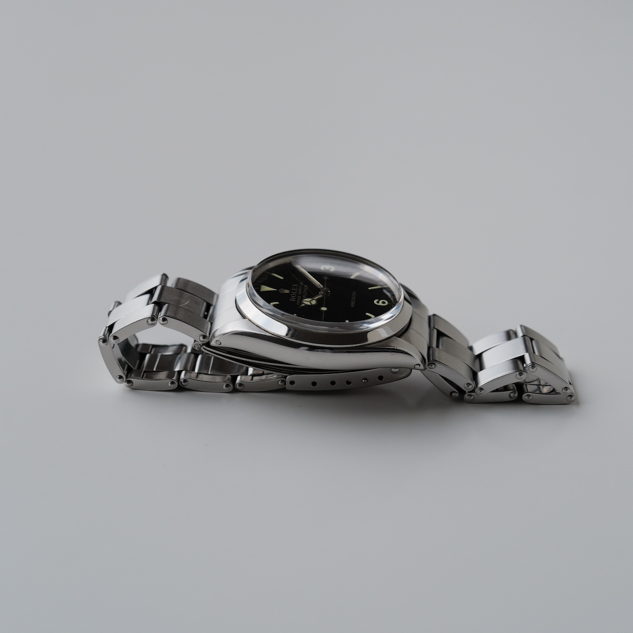 ロレックス/オイスターパーペチュアル5500/エクスプローラーダイヤル/ミラーダイヤル/1966年/ROLEX OYSTER PERPETUAL Ref.5500 EXPLORER "GILT DIAL" 1966 - 画像 (7)