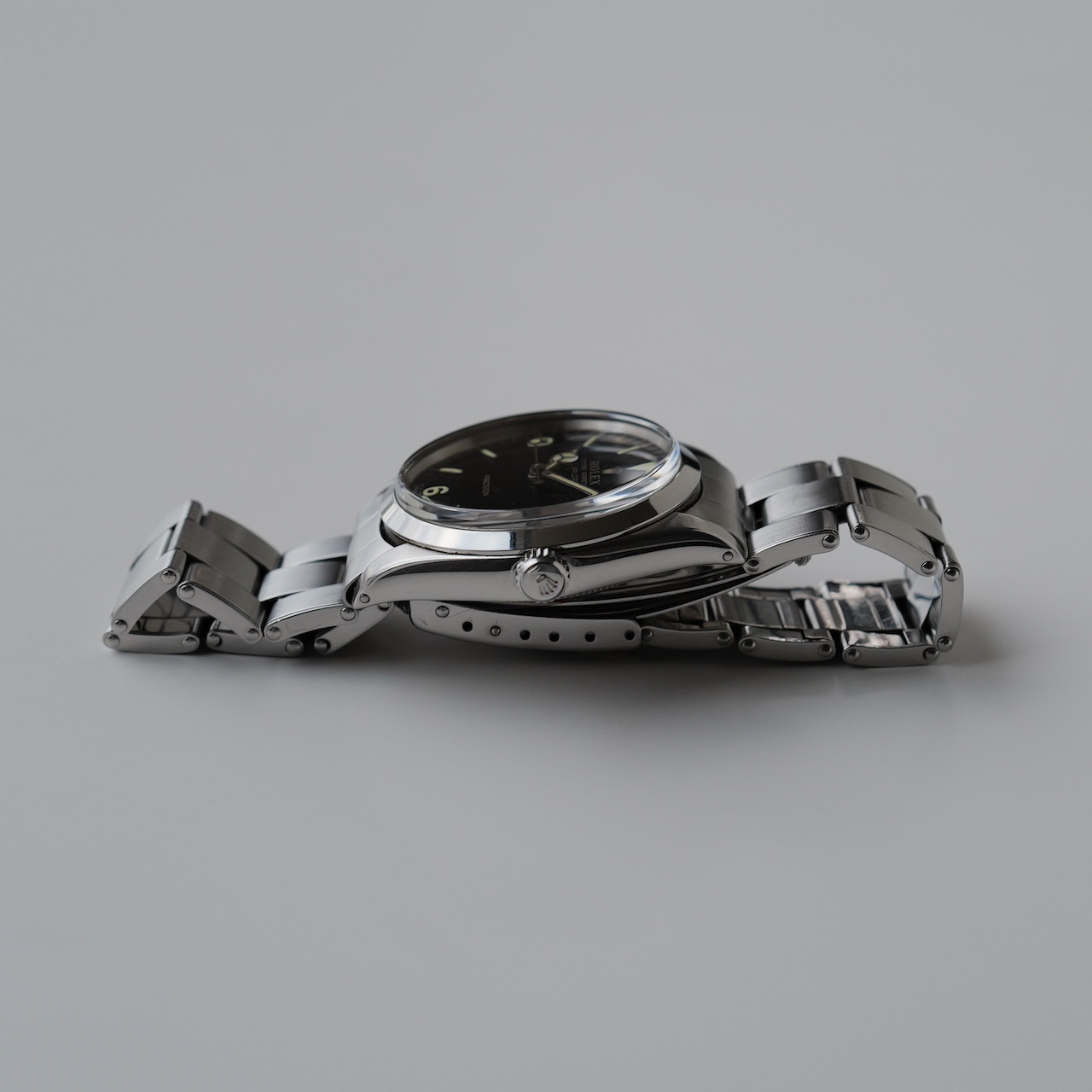 ロレックス/オイスターパーペチュアル5500/エクスプローラーダイヤル/ミラーダイヤル/1966年/ROLEX OYSTER PERPETUAL Ref.5500 EXPLORER "GILT DIAL" 1966 - 画像 (6)