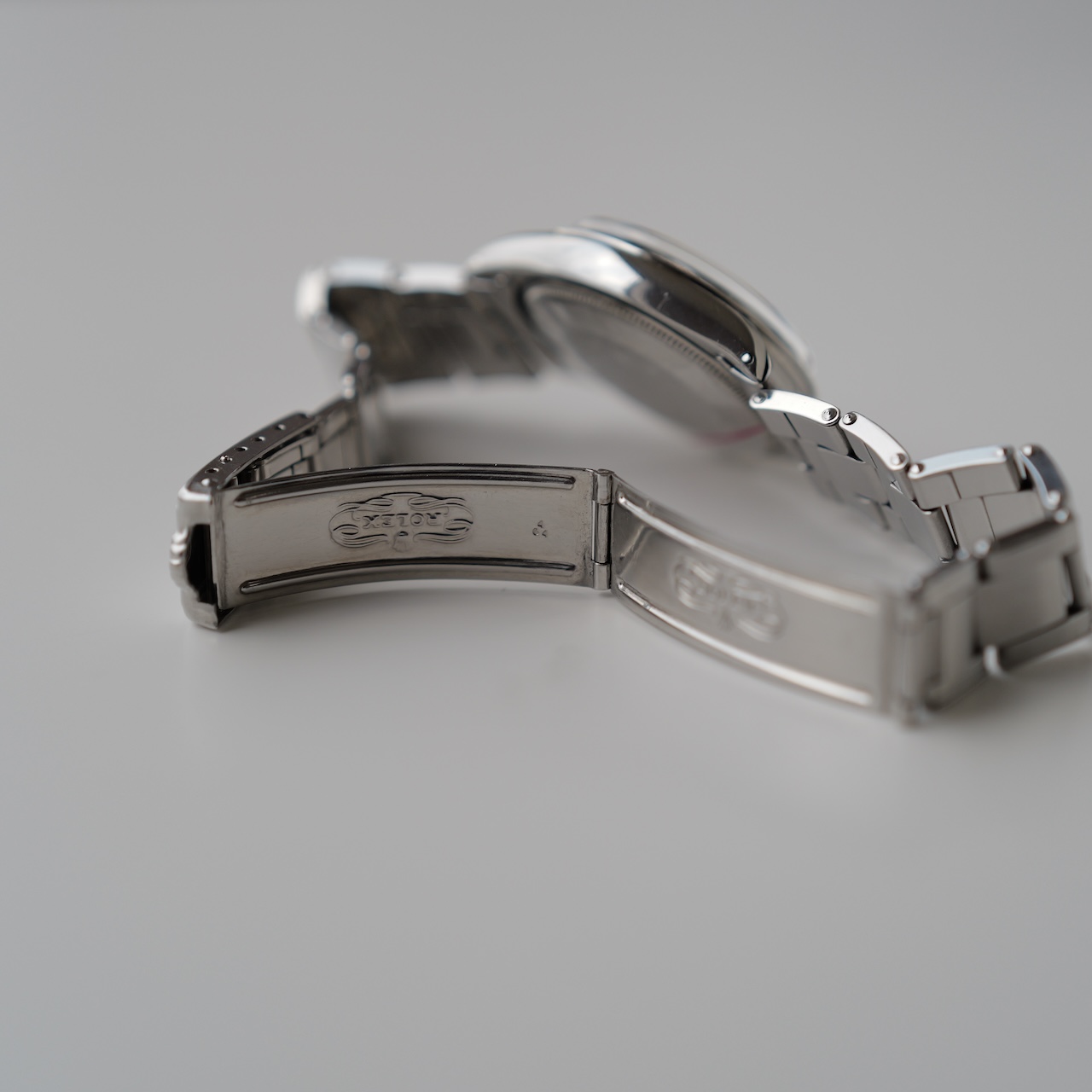 ロレックス/オイスターパーペチュアル5500/エクスプローラーダイヤル/ミラーダイヤル/1966年/ROLEX OYSTER PERPETUAL Ref.5500 EXPLORER "GILT DIAL" 1966 - 画像 (10)