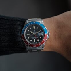 Alternative view of ロレックス/GMTマスター/1675/ラディアルダイヤル/マーク３/ROLEX GMT-MASTER Ref.1675 "Radial Dial" Mk.3 1977