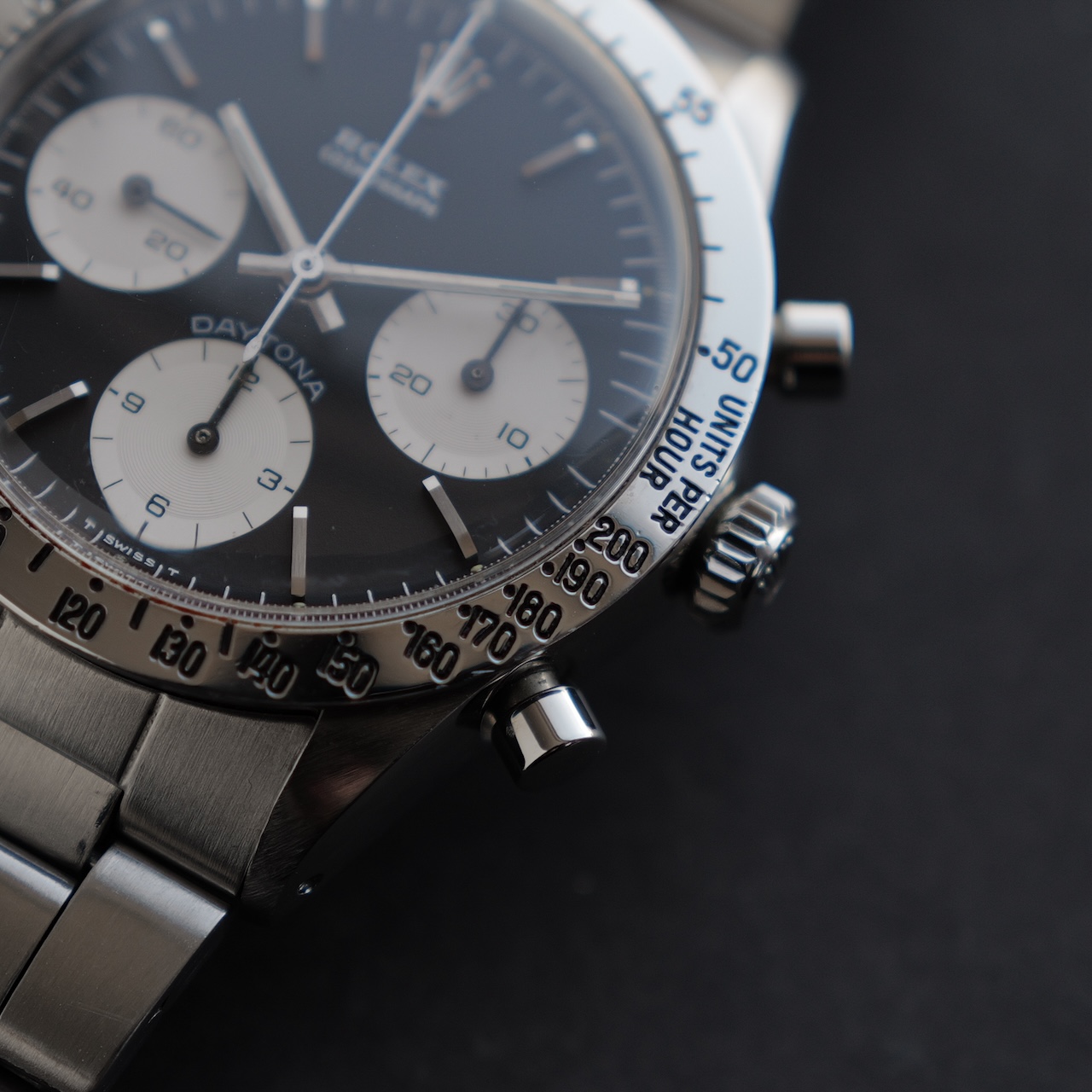 ロレックス/デイトナ6262/ブルーデイトナ/手巻き/ROLEX DAYTONA REF.6262 "BLUE DAYTONA" Black Dial 1970 - 画像 (3)