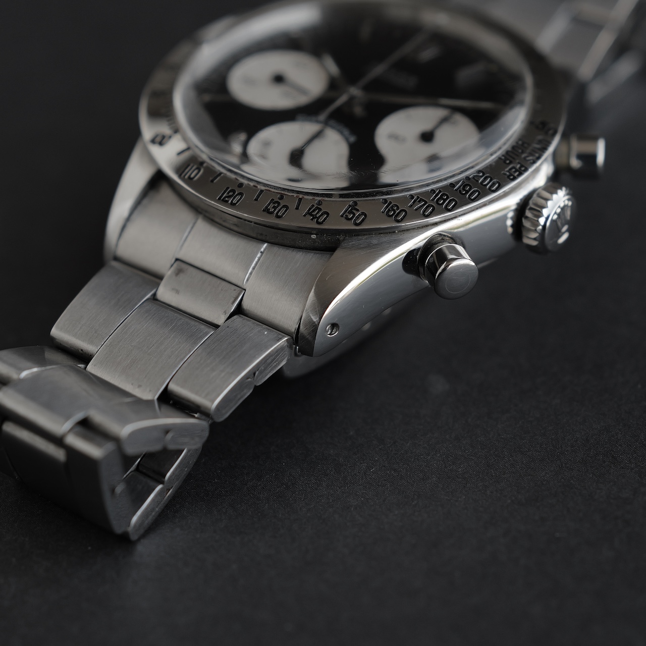 ロレックス/デイトナ6262/ブルーデイトナ/手巻き/ROLEX DAYTONA REF.6262 "BLUE DAYTONA" Black Dial 1970 - 画像 (6)