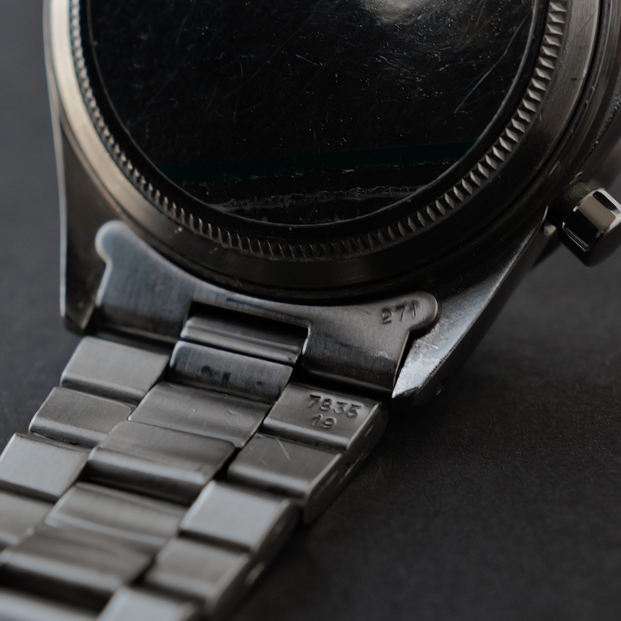 ロレックス/デイトナ6262/ブルーデイトナ/手巻き/ROLEX DAYTONA REF.6262 "BLUE DAYTONA" Black Dial 1970 - 画像 (12)