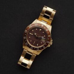 ロレックス/GMTマスター1675/8/茶つぼ/ブレス付/ROLEX GMT-MASTER "Brown Nipple Dial" Ref.1675/8 18KYG with Bracelet 1975y