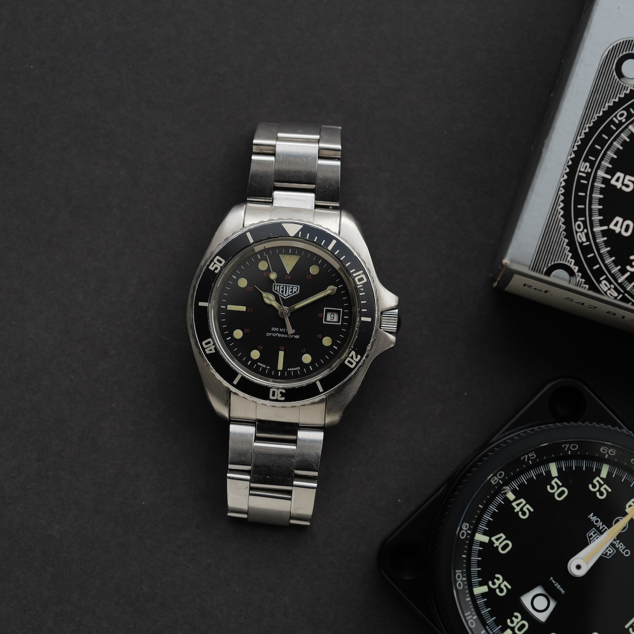 ホイヤー/844-1/MONNINケース/フランス表記/HEUER Ref.884-1 "MONNIN CASE" 1979 - 画像 (3)