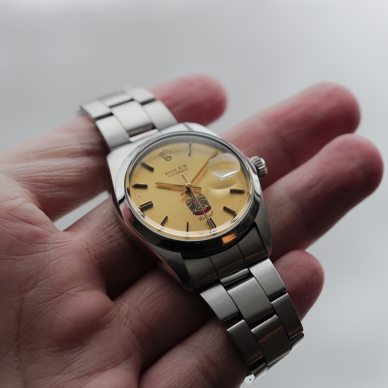 【ON HOLD】ロレックス/オイスターデイト6694/ UAE国章 /ROLEX OYSTER DATE Ref.6694 “UAE” 1973 - 画像 (4)
