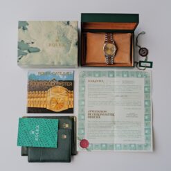 Alternative view of ロレックス/デイトジャスト16233G/X番/裏蓋シールあり/前期10Pダイヤ/18Kイエローゴールド/保証書付きフルセット/ROLEX DATE-JUST Ref.16233G "10P Diamonds" 18KYG 1991 Full Set