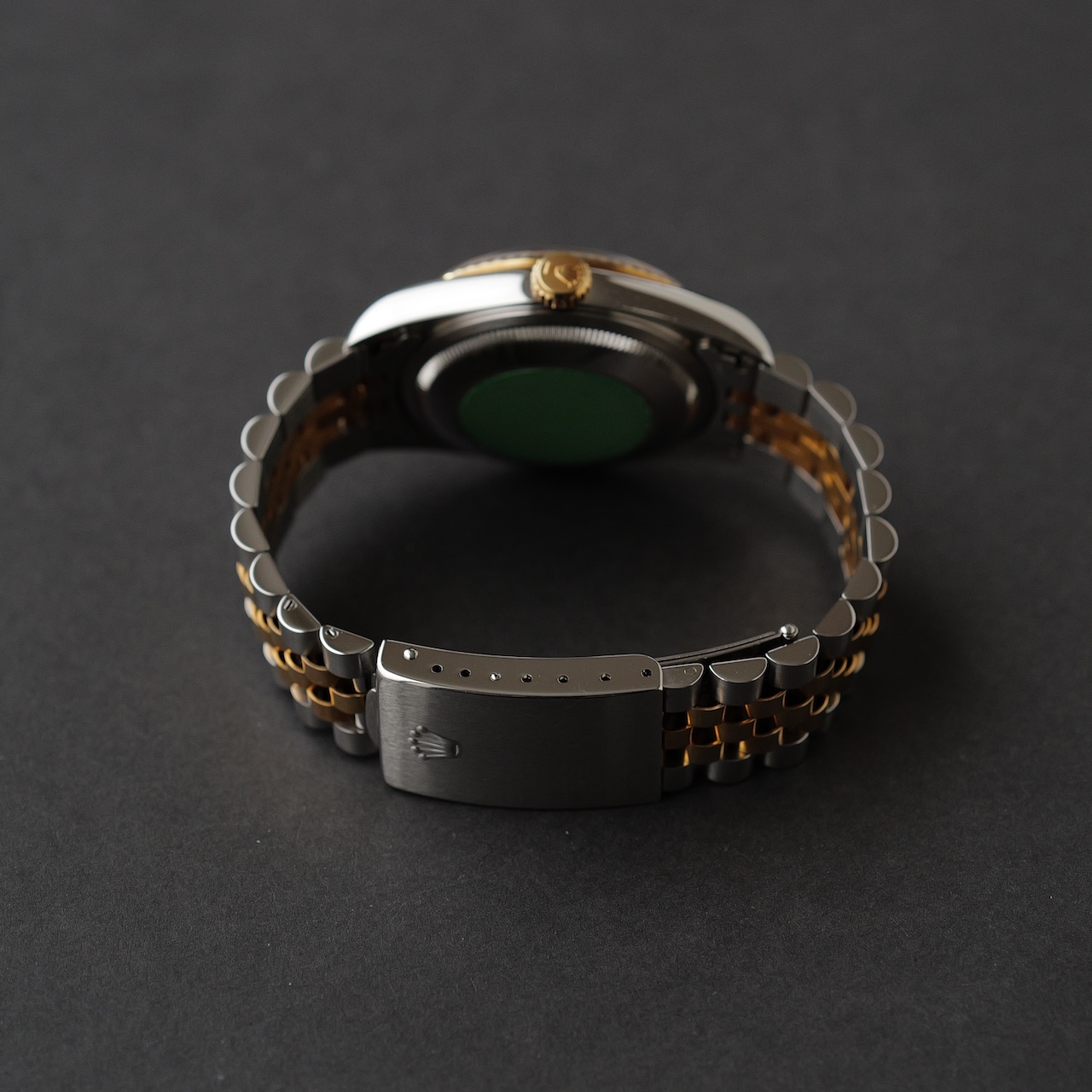 ロレックス/デイトジャスト16233G/T番/コンピューターダイヤル/後期10Pダイヤ/18Kイエローゴールド/裏蓋シールあり/ROLEX DATE-JUST Ref.16233G "Computer Diamond"18KYG 1996 with Box - 画像 (4)