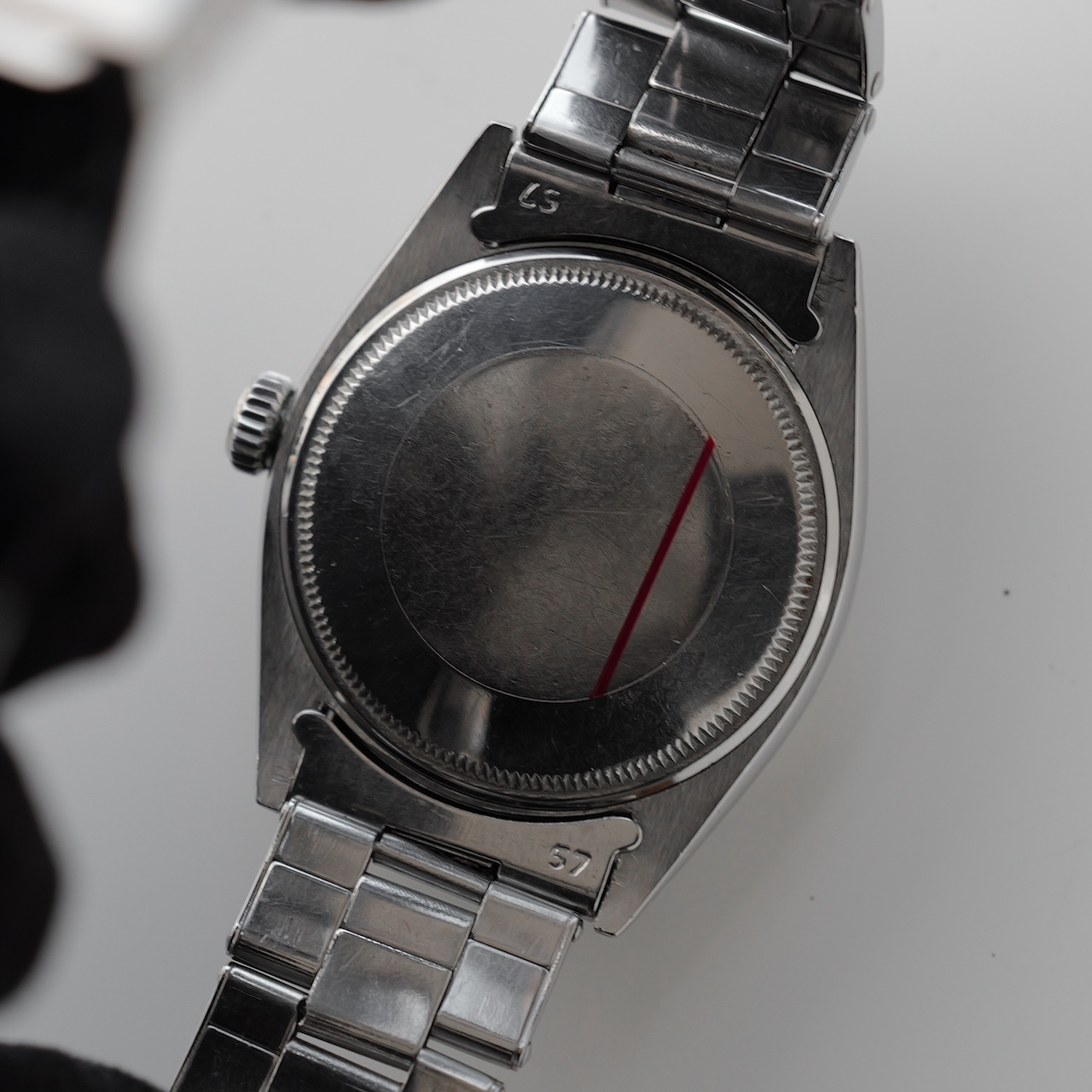 ロレックス/オイスター・パーペチュアル・デイト1501/エンジンターンドベゼル/保証書/元箱付き/ROLEX/OYSTER PERPETUAL DATE/Ref.1501/Engine Turned Bezel/1961/Box and Paper - 画像 (9)