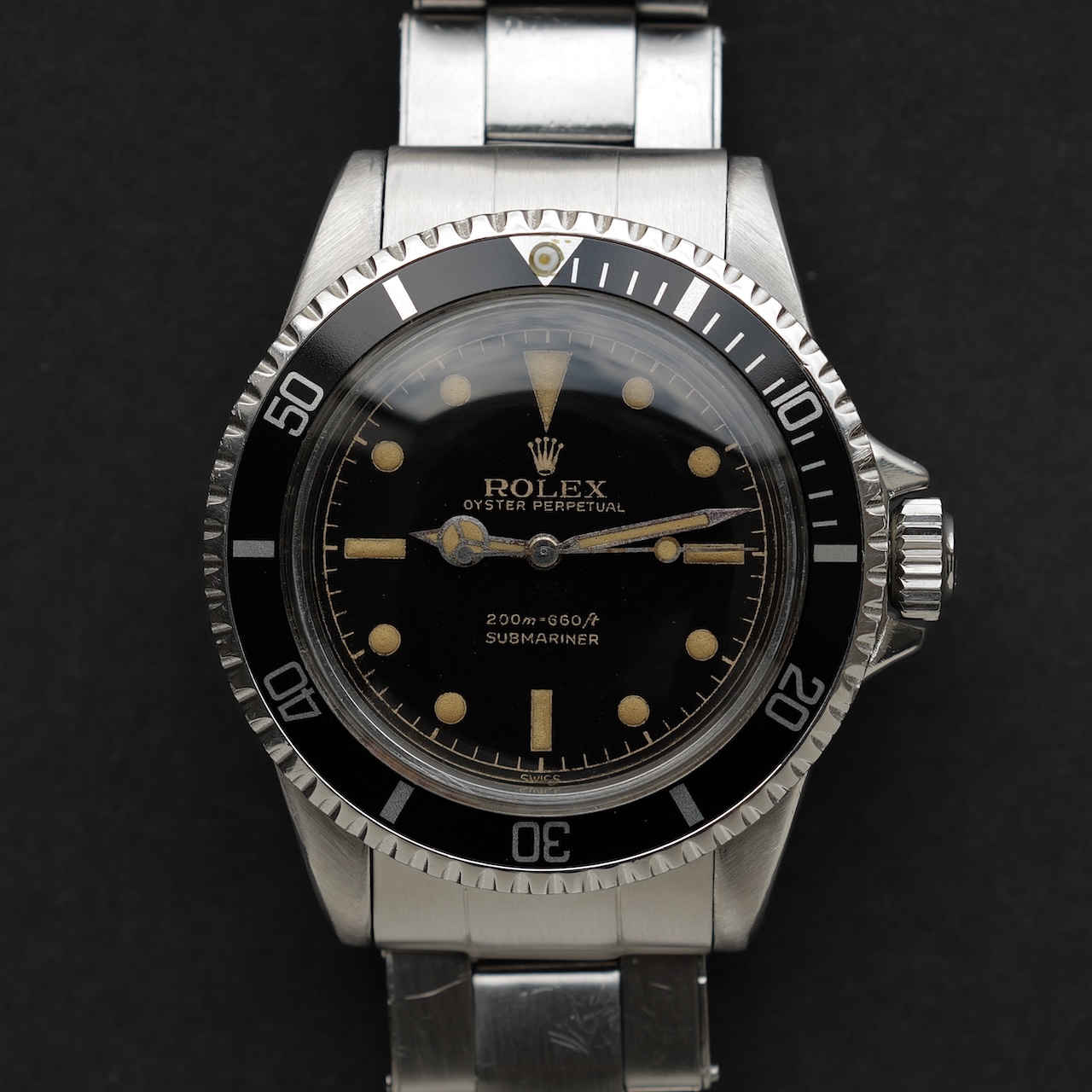 ロレックス/サブマリーナー5512/ミニッツサークル/ミラーダイヤル/PCGケース/ROLEX SUBMARINER REF.5512MM PCG "GILT DIAL" 1961 - 画像 (3)