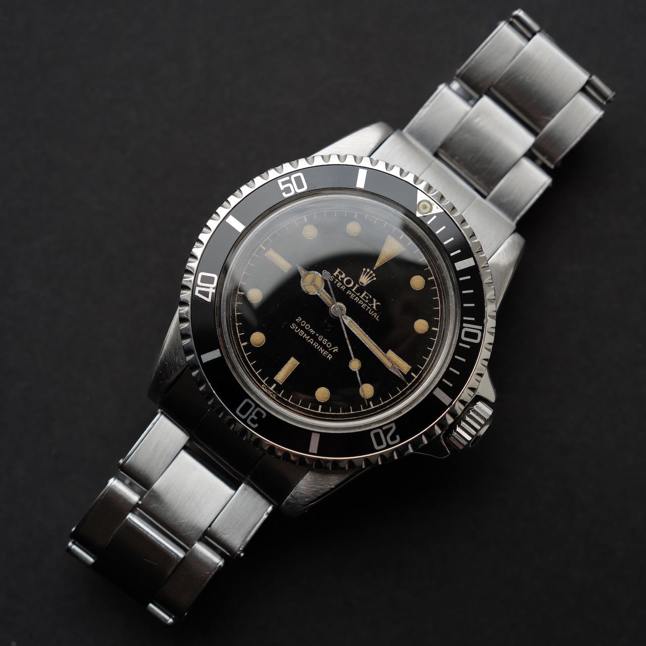 ロレックス/サブマリーナー5512/ミニッツサークル/ミラーダイヤル/PCGケース/ROLEX SUBMARINER REF.5512MM PCG "GILT DIAL" 1961 - 画像 (2)