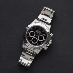 ロレックス/デイトナ16520/R番/段落ちマーク１/逆6/シングルバックル/裏蓋シール/ワンオーナー/ROLEX DAYTONA REF.16520 "Floating Dial" Invert 6 Single Buckle 1988 from first owner