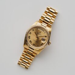 ロレックス/デイデイト18038/18Kイエローゴールド/ローマンインデックス/保証書付き/ROLEX DAY-DATE Ref.18038 Roman Dial 18KYG 1985Y