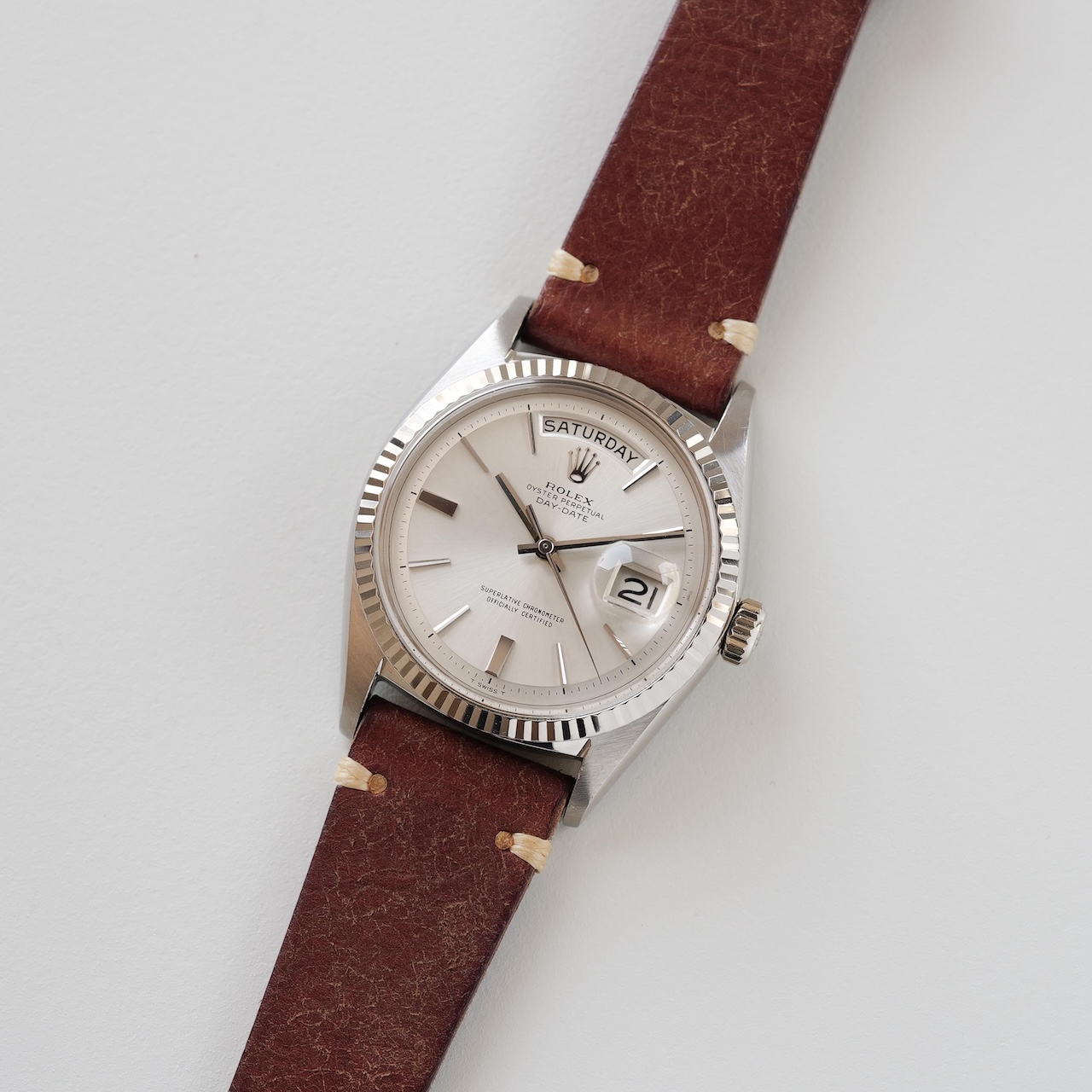 ロレックス/デイデイト1803/18Kホワイトゴールド/ROLEX DAY-DATE Ref.1803 18K White Gold 1966Y