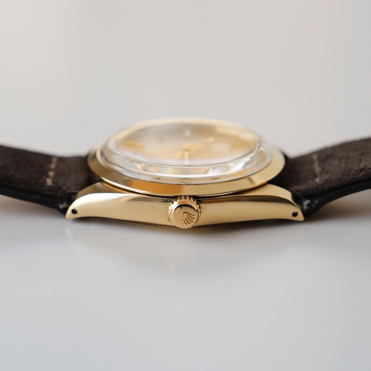 ロレックス/エアキング5500/14Kイエローゴールド/保証書付き/ROLEX AIR-KING Ref.5500 14KYG 1975Y with Paper - 画像 (8)