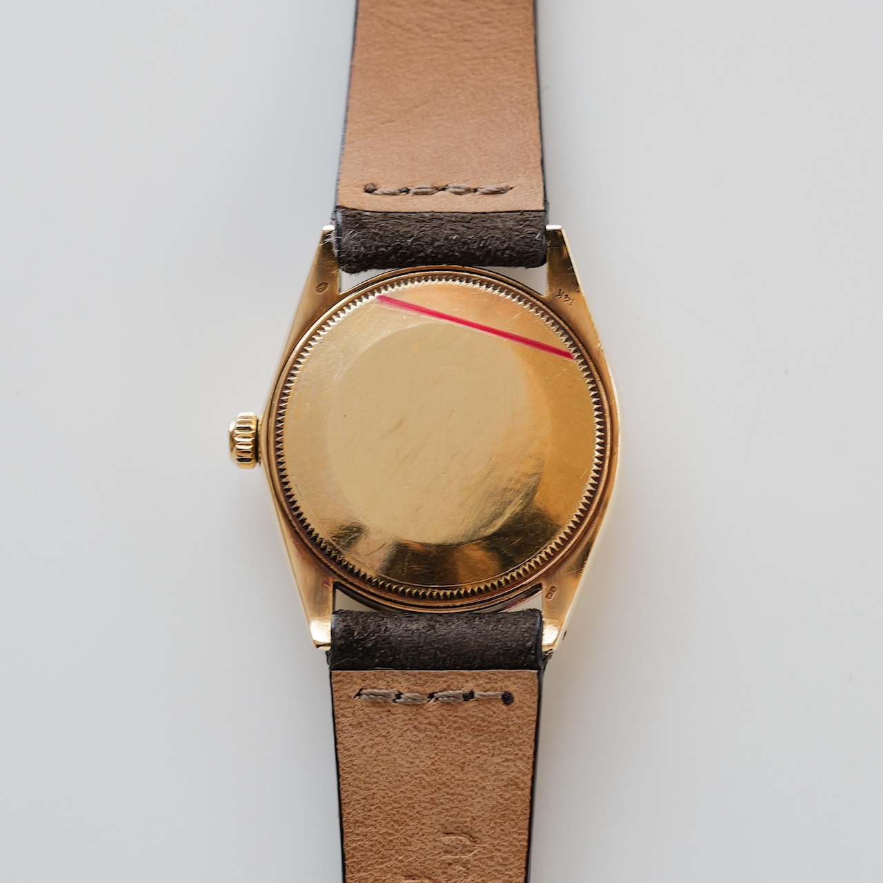 ロレックス/エアキング5500/14Kイエローゴールド/保証書付き/ROLEX AIR-KING Ref.5500 14KYG 1975Y with Paper - 画像 (9)