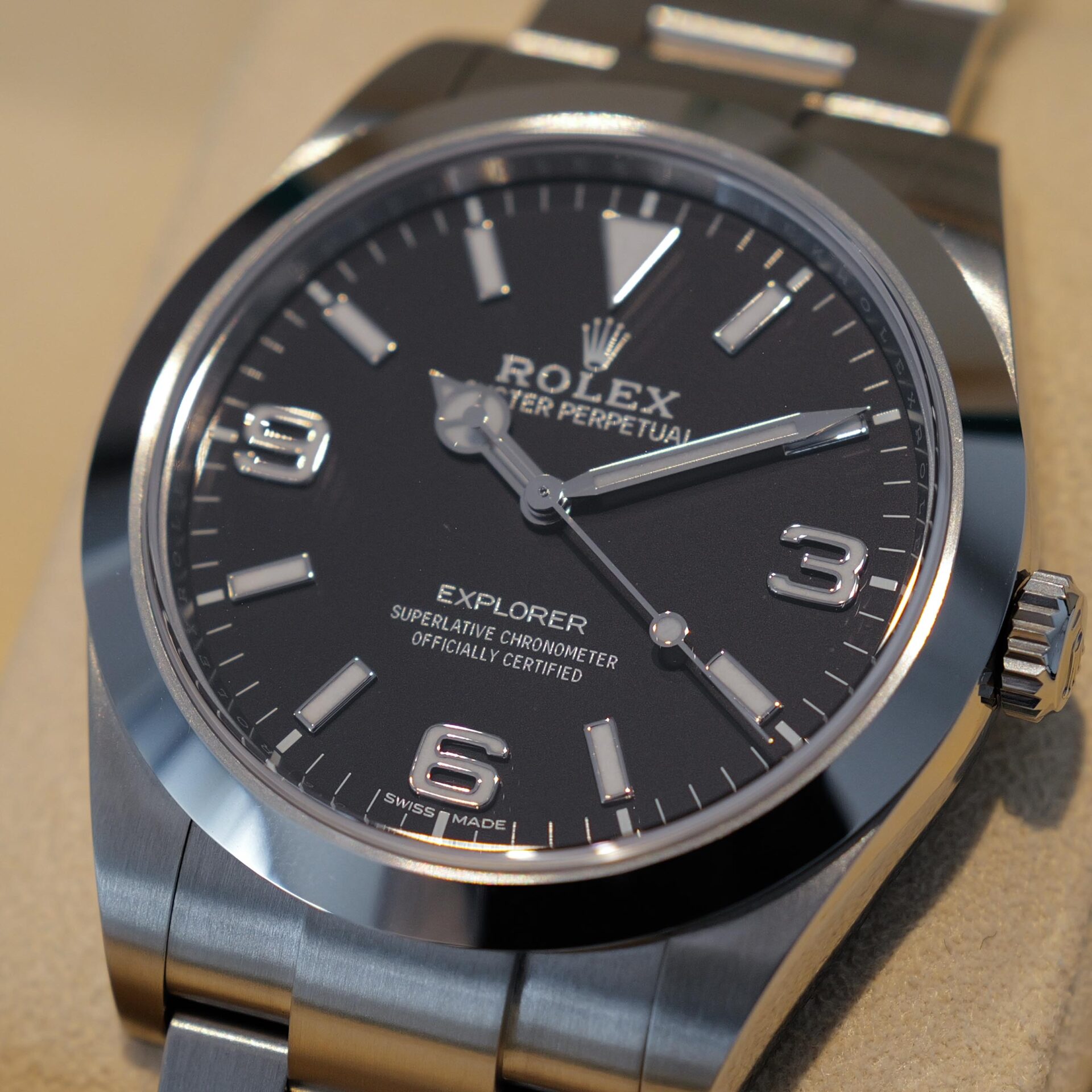 ロレックス/エクスプローラー1/214270/マットダイヤル/保証書付きフルセット/未使用/ROLEX EXPLORER1 REF.214270 ”Matte Dial” 2019y Full Set Unused - 画像 (3)